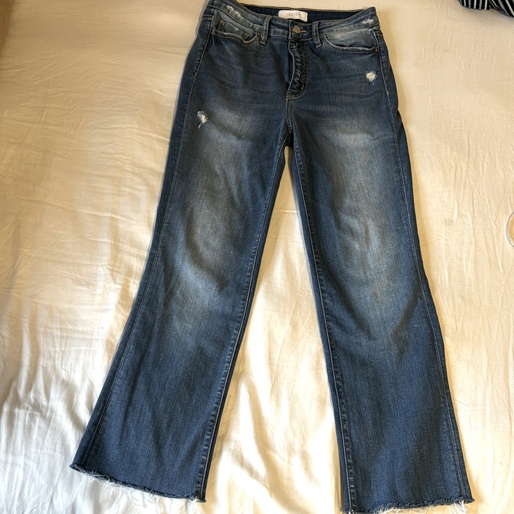 Vervet by Flying Monkey straight leg ankle denim jeans